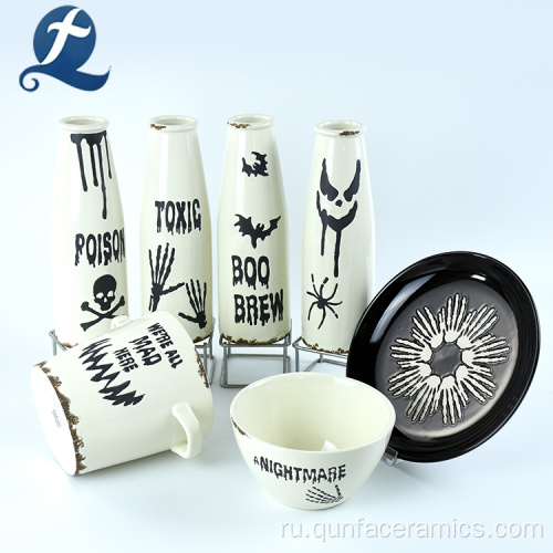 Товары для дома Декоративная керамическая белая ваза на заказ в продаже